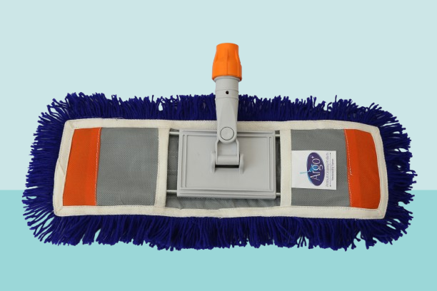 Dust sweeper mops with wide microfiber heads for efficient floor dusting in homes, schools, and commercial